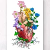 Herz mit Blumen | Codex Anatomicus New