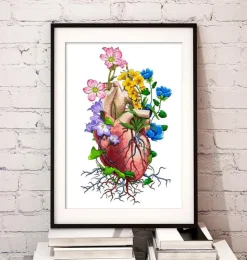 Herz mit Blumen | Codex Anatomicus New