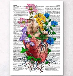 Herz mit Blumen - Wörterbuch | Codex Anatomicus Discount