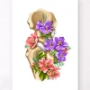Hüfte Anatomie - Floral - Weiß | Codex Anatomicus Sale