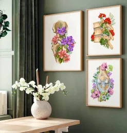 Hüfte Anatomie - Floral - Weiß | Codex Anatomicus Sale