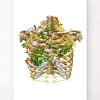 Interkostalnerv - Floral - Weiß | Codex Anatomicus Online