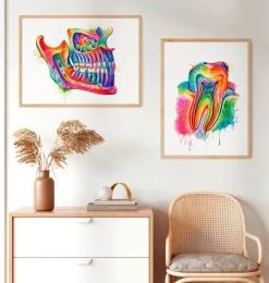 Kiefer Anatomie - Aquarell | Codex Anatomicus Online