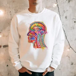 Kopfteil Unisex Sweatshirt - Aquarell | Codex Anatomicus New