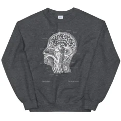 Kopfteil Unisex Sweatshirt - Chalkboard | Codex Anatomicus Outlet