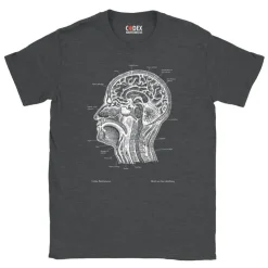 Kopfteil Unisex T-Shirt - Chalkboard | Codex Anatomicus Sale
