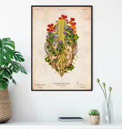 Lenden-Kreuz-Geflecht - Floral - Vintage | Codex Anatomicus Fashion