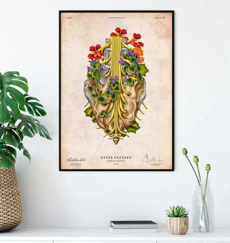 Lenden-Kreuz-Geflecht - Floral - Vintage | Codex Anatomicus Fashion
