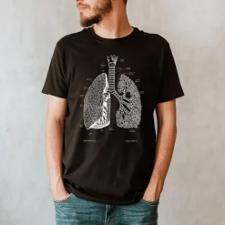 Lungen Unisex T-Shirt - Tafel | Codex Anatomicus Sale