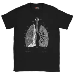 Lungen Unisex T-Shirt - Tafel | Codex Anatomicus Sale