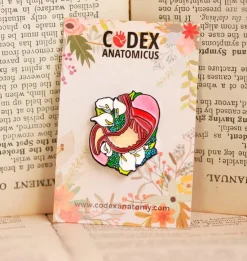 Magen mit Blumen - Emaille Pin | Codex Anatomicus Discount