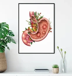 Magengeschwür - Floral - Weiß | Codex Anatomicus Discount