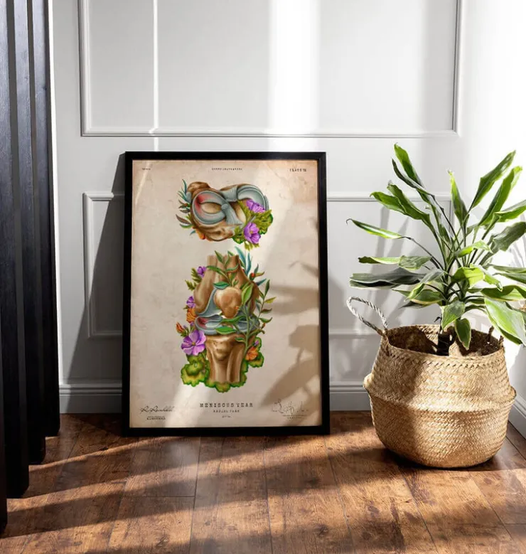 Meniskusriss - Floral - Vintage | Codex Anatomicus Outlet