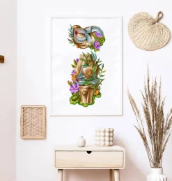 Meniskusriss - Floral - Weiß | Codex Anatomicus Fashion
