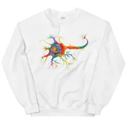 Neuron Unisex Sweatshirt - Aquarell | Codex Anatomicus Hot