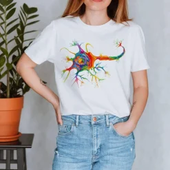 Neuron Unisex T-Shirt - Aquarell | Codex Anatomicus New