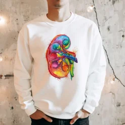 Nieren Unisex Sweatshirt - Aquarell | Codex Anatomicus Best