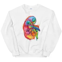 Nieren Unisex Sweatshirt - Aquarell | Codex Anatomicus Best