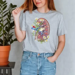 Nieren Unisex T-Shirt - Floral | Codex Anatomicus Fashion