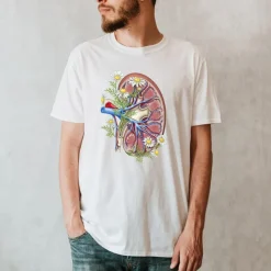 Nieren Unisex T-Shirt - Floral | Codex Anatomicus Fashion