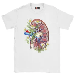 Nieren Unisex T-Shirt - Floral | Codex Anatomicus Fashion
