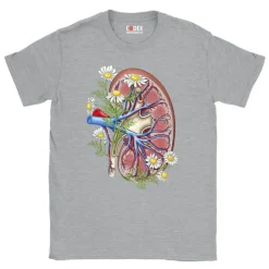 Nieren Unisex T-Shirt - Floral | Codex Anatomicus Fashion