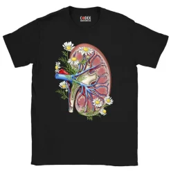 Nieren Unisex T-Shirt - Floral | Codex Anatomicus Fashion