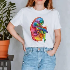 Nieren-Unisex-T-Shirt - Aquarell | Codex Anatomicus Sale