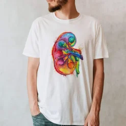 Nieren-Unisex-T-Shirt - Aquarell | Codex Anatomicus Sale