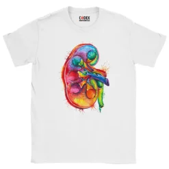 Nieren-Unisex-T-Shirt - Aquarell | Codex Anatomicus Sale