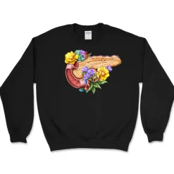 Pankreas Unisex Sweatshirt - Floral | Codex Anatomicus Best