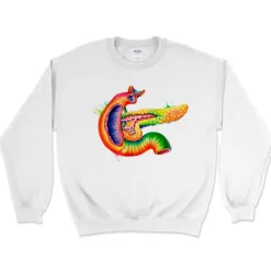 Pankreas Unisex Sweatshirt - Aquarell | Codex Anatomicus Hot