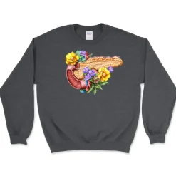 Pankreas Unisex Sweatshirt - Floral | Codex Anatomicus Best