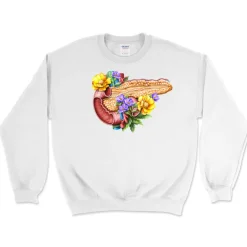 Pankreas Unisex Sweatshirt - Floral | Codex Anatomicus Best