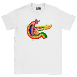 Pankreas Unisex T-Shirt - Aquarell | Codex Anatomicus Online