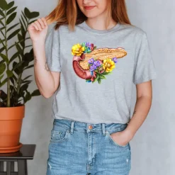 Pankreas Unisex T-Shirt - Floral | Codex Anatomicus Fashion