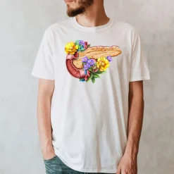 Pankreas Unisex T-Shirt - Floral | Codex Anatomicus Fashion