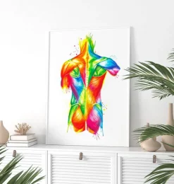 Rücken Anatomie - Aquarell | Codex Anatomicus Clearance