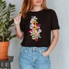 Rod of Asclepius T-Shirt - Floral | Codex Anatomicus Sale