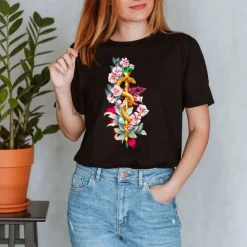 Rod of Asclepius T-Shirt - Floral | Codex Anatomicus Sale