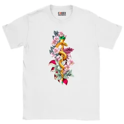 Rod of Asclepius T-Shirt - Floral | Codex Anatomicus Sale