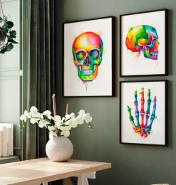 Schädel - Aquarell | Codex Anatomicus Outlet