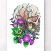 Schädel mit Blumen | Codex Anatomicus Hot