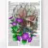 Schädel mit Blumen - Wörterbuch | Codex Anatomicus Outlet