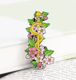 Äskulapstab - Emaille Pin | Codex Anatomicus Outlet