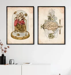 Steampunk Gehirn Kunst | Codex Anatomicus Outlet
