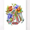 Stimmbänder - Floral - Weiß | Codex Anatomicus Sale