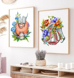 Stimmbänder - Floral - Weiß | Codex Anatomicus Sale