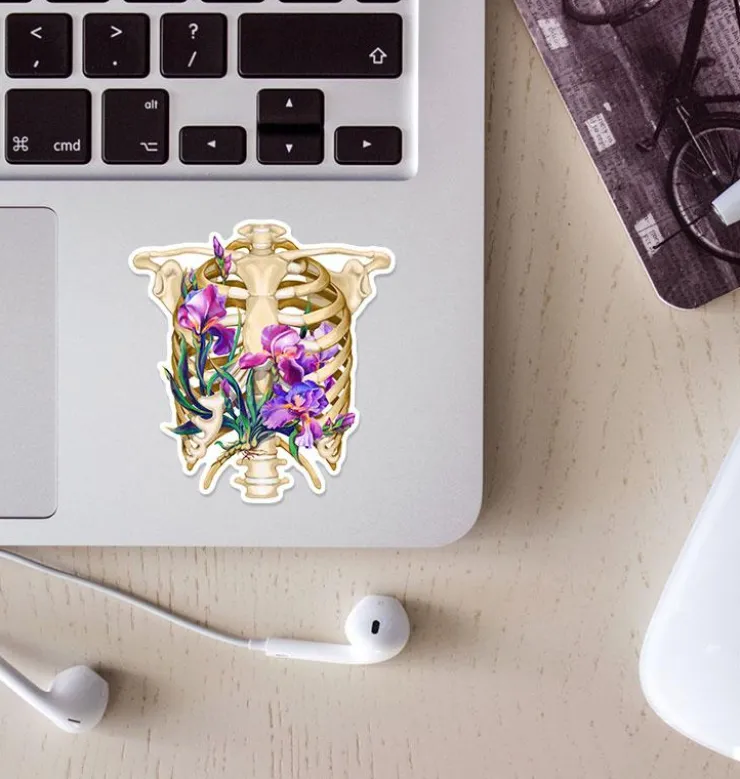 Thorax Anatomie Aufkleber - Floral | Codex Anatomicus Discount