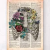 Thorax mit Blumen - Altes Wörterbuch | Codex Anatomicus Clearance